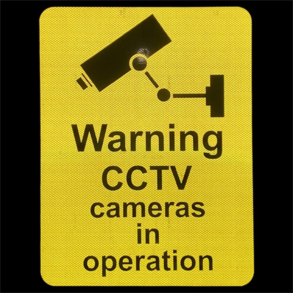 Diamond Grade Reflective Aluminum Warning CCTV Sign - 